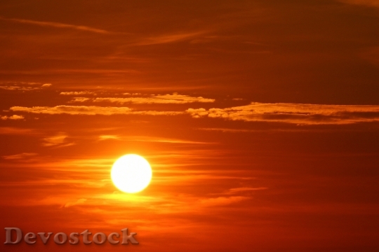 Devostock Sunset Sun Setting Sun 4