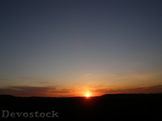 Devostock Sunset Sunrise Sky Sun