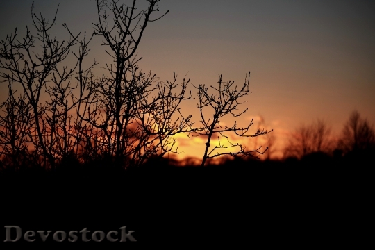 Devostock Sunset Twilight Evening Sky 11