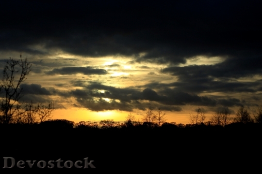 Devostock Sunset Twilight Evening Sun 0