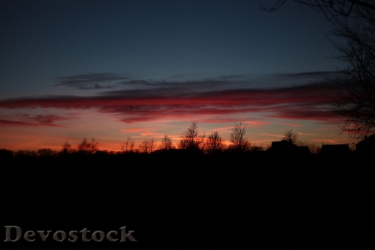 Devostock Sunset Twilight Evening Sun 1