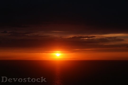 Devostock Sunset Twilight Mediterranean Sea
