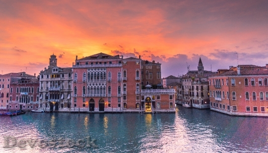 Devostock Venice Italy Sunset Grand 0