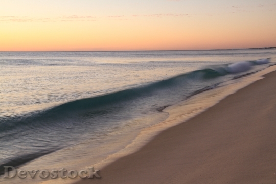 Devostock Wave Beach Sand Ocean