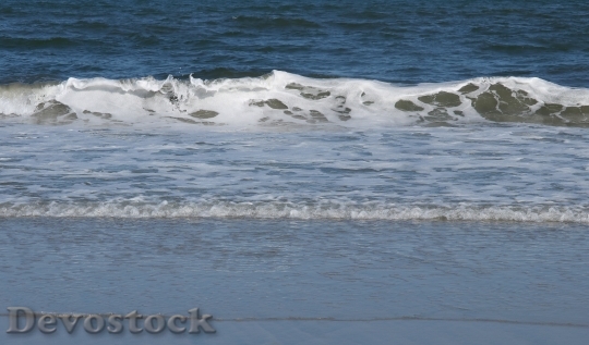 Devostock Waves Beach Ocean Water 0
