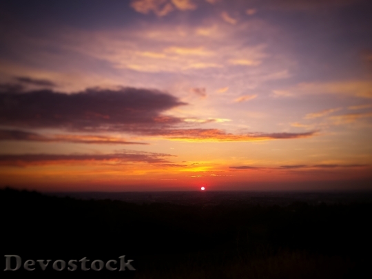 Devostock West Sun Sunset Evening 0