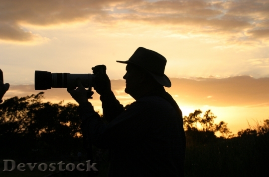 Devostock Wildlife Photographer Sunset 1067847