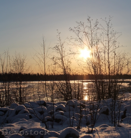 Devostock Winter Fairbanks Tanana River