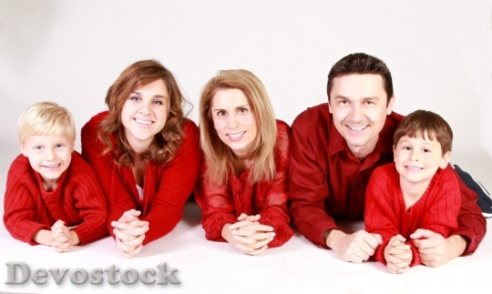 Devostock Family in red
