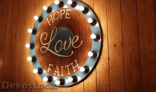Devostock Hope love faith