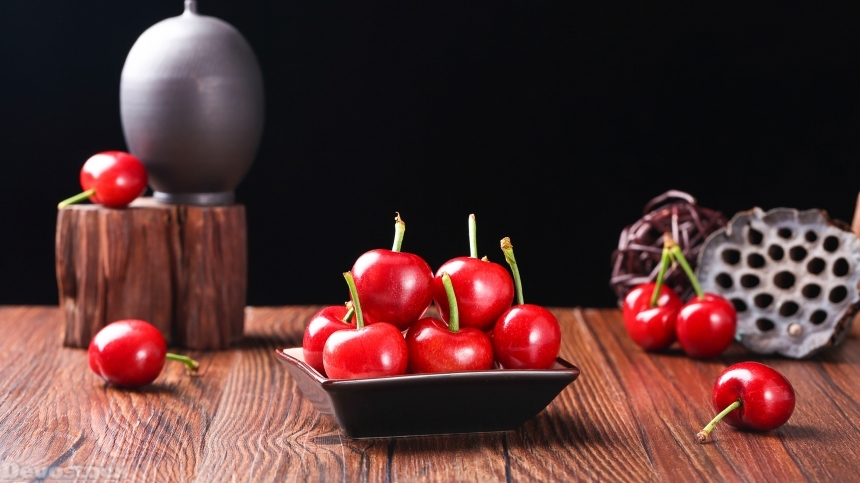 Devostock Nutritious fresh cherries  (13)