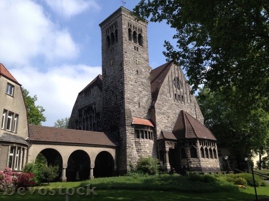Devostock Old famous church Christianity  (181)