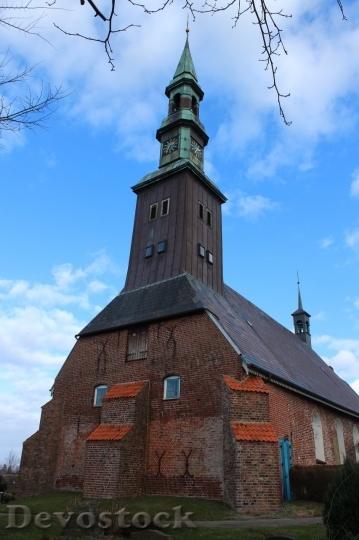 Devostock Old famous church Christianity  (252)