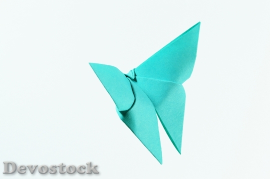 Devostock origami butterfly