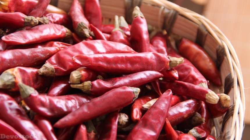 Devostock Red dried chili  (10)