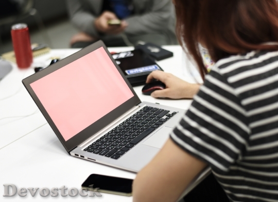 Devostock Startup Business People Working on Laptop Copy Space