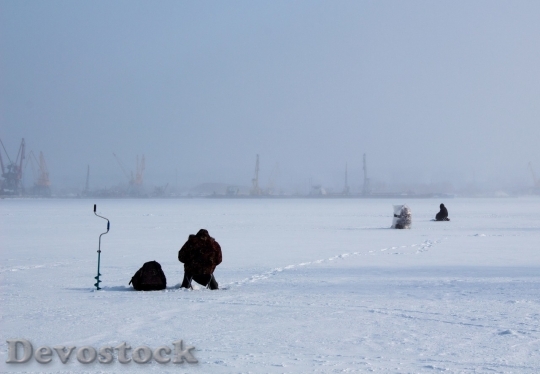 Devostock Winter cold snow  (142)