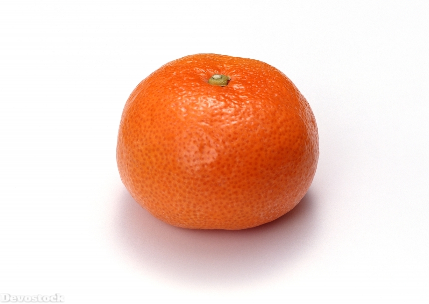 Devostock A Whole Orange Isolated