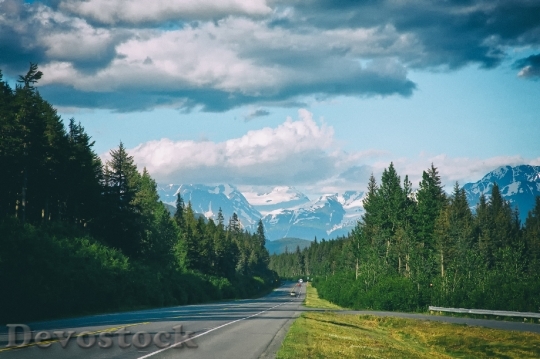Devostock Alaska Seward Highway Road