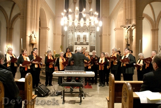 Devostock Altar Church Choir Organ