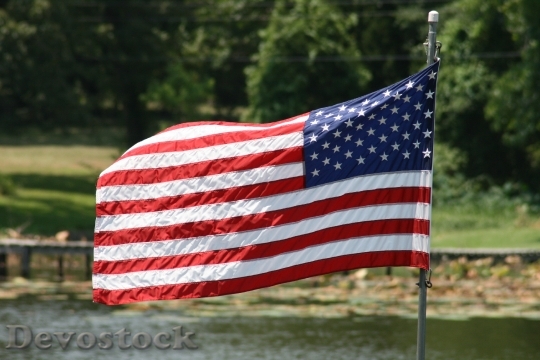 Devostock America Flag American Flag