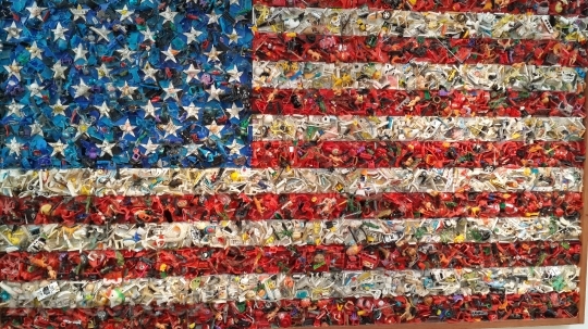 Devostock American Flag Art 738875