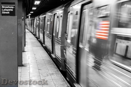 Devostock American Flag Metro Station