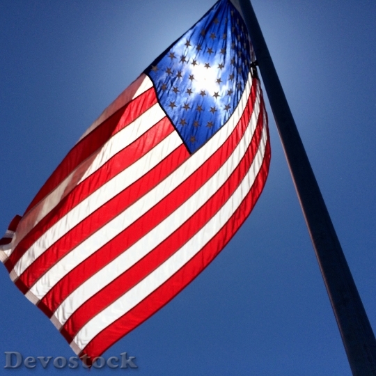 Devostock American Flag Patriotic 932326