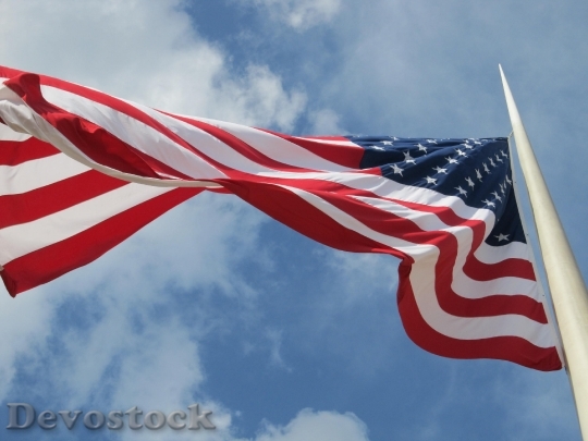 Devostock American Flag Patriotism 373241