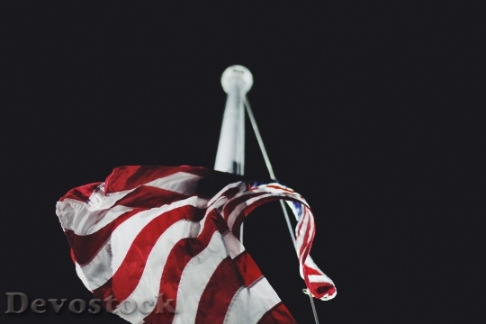 Devostock American Flag Pole Flagpole