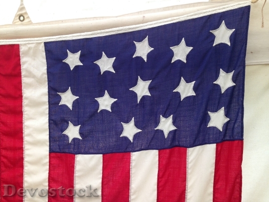 Devostock American Flag War 1812