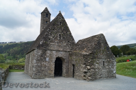 Devostock Ancient Church Glenadlough Ireland