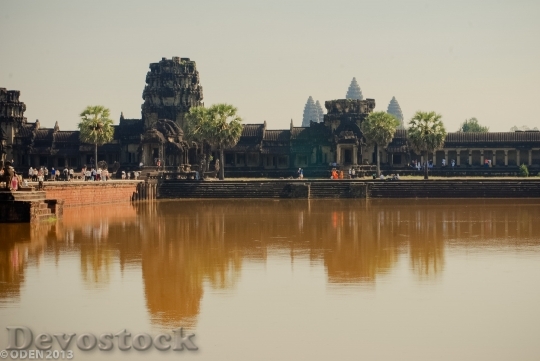 Devostock Angkor Wat Ancient Cambodia