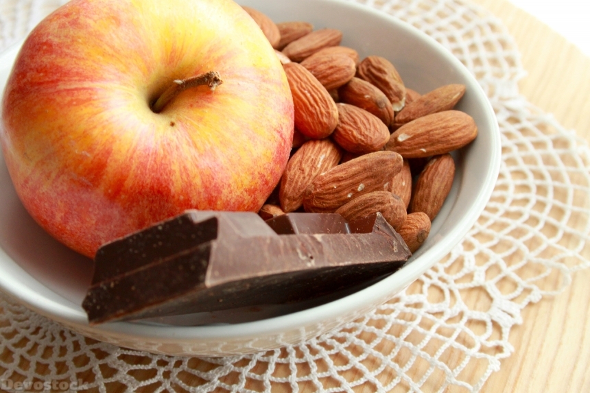Devostock Apple Almonds Chocolate Ingredients