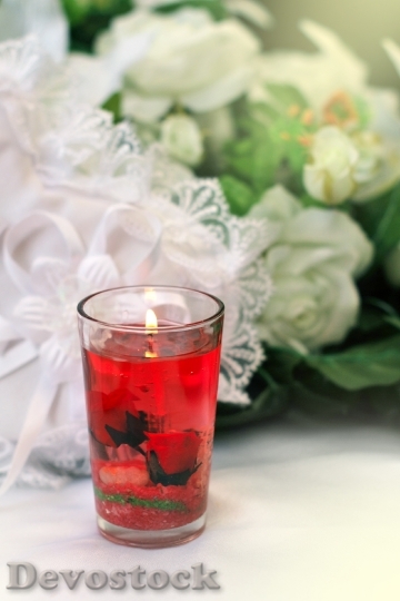 Devostock Aroma Aromatherapy Bouquet Candle