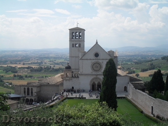 Devostock Assisi Church Italy Architecture 0