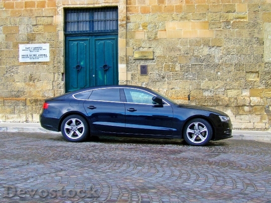 Devostock Audi A5 Black Car