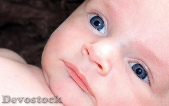 Devostock Baby Eyes Newborn Blue