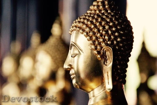 Devostock Bangkok Buddha Gold Meditation 12