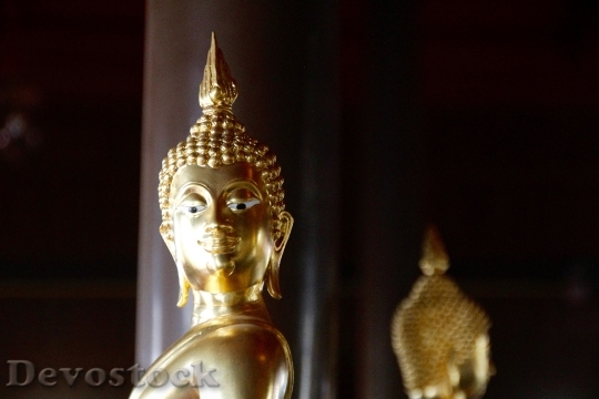 Devostock Bangkok Buddha Gold Meditation 14
