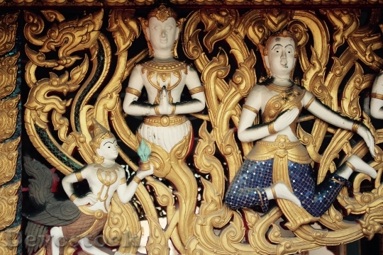 Devostock Bangkok Buddha Gold Meditation 18
