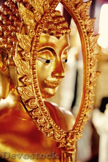Devostock Bangkok Buddha Gold Meditation 2