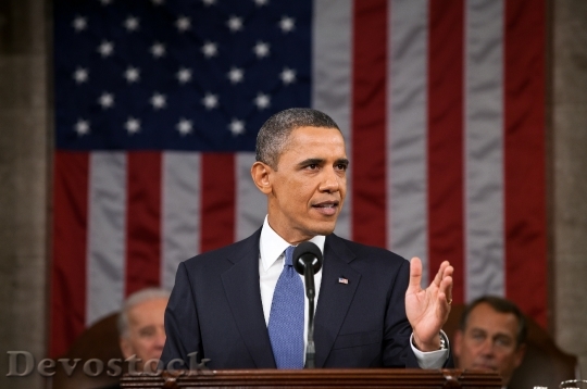 Devostock Barack Obama Official Portrait