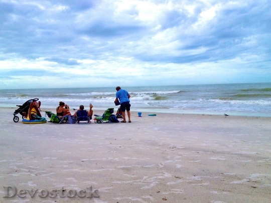 Devostock Beach Ocean Sand Florida
