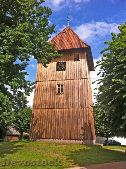 Devostock Bell Tower Church Land