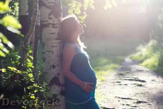 Devostock Birch Pregnant Family Tummies