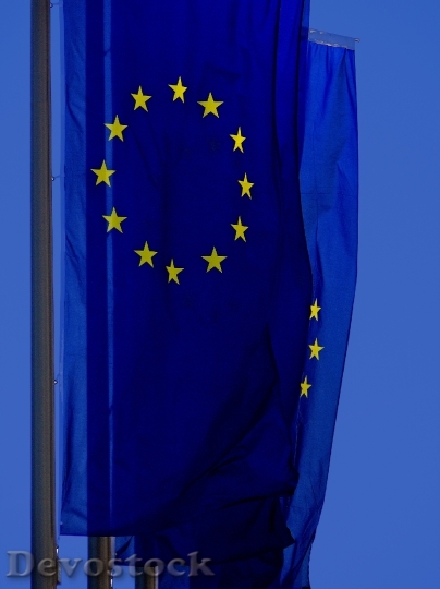 Devostock Blue Emblem Recognize Europe