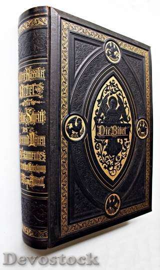 Devostock Book Bible Leather Bound 0