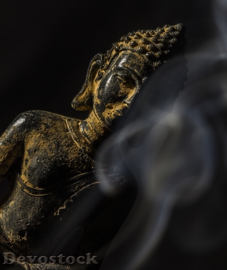 Devostock Buddha Smoke Buddhism Incense 1