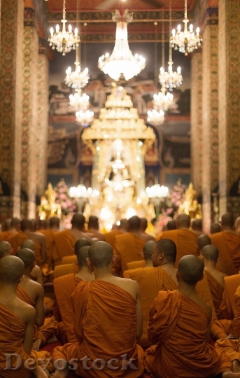 Devostock Buddhism Temple Monks Thailand